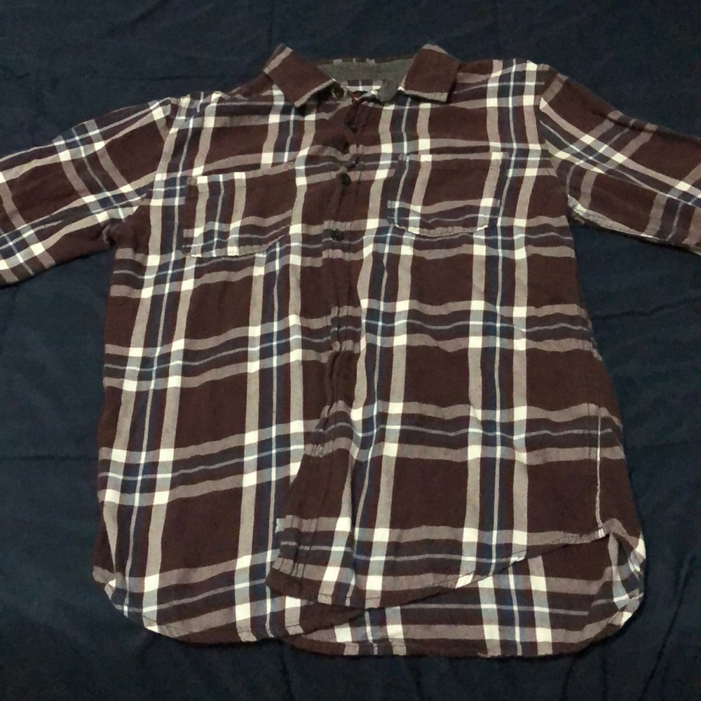 burgundy quicksilver flannel